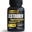 Testodren Advanced Testosteron Booster for mænd Budding124; Natural Stamina, Endurance, Energy & Strength Enhancing Supplement Budding124; Lean Muscle Builder