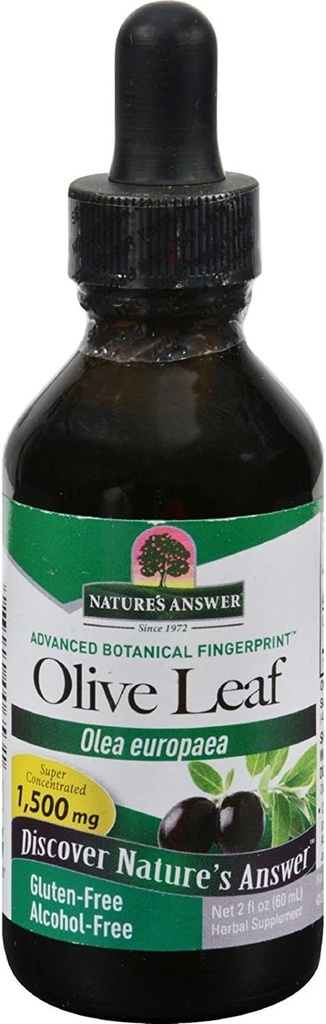 Naturens svar Oleopein Olive Leaf, fremmer samlet godt helbred og velvære * Alkoholfri, Glutenfri & Kosher (2 Fl Oz (Pack of 2))