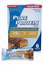 Pure Protein Bars, High Protein, Nutritious Snacks to Support Energy, Low Sugar, Gluten Free, Chocolate Salted Caramel, 1.76oz, 4 Pack