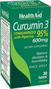 Curcumin Complex 600 mg, 30 µg Tæller 124; Gurkemeje Extract med Bioperine for Enhanced Absorption, 95% Curcuminoids