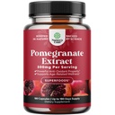Avanceret antioxidant Superfood Pomegranate Supplement - Natural Pomegranate Extract Polyphenols Supplement for Heart Health og fælles støtte - Red Superfood Powder Kapsler til mænd og kvinder 180ct
