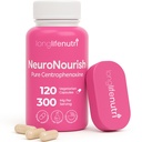 NeuroNourish (Centrophenoxin) 300mg - DMAE & pCPA, 120 Vegetariske Kapsler, 4-måned Supply, Natural Nootrop til styrkelse af hukommelse, fokus, & kognitiv funktion, GMP Certificeret, Made in USA