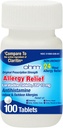 Ohm Allergi piller - Loratadin Allergi 24 timers Ikke Drowsy Relief for sæsonbetinget allergi, nysen - Loratamin 10 mg Antihistamin for effektiv Non- Drowsy 24- Hour Symptomer Relief - 100 Tæl