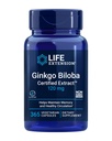 Life Extension Ginkgo Biloba Certified Extract ™, 120 mg, Hjælper Opretholde hukommelse & kognition, Gluten- Free, Non- GMO, Vegetar, 365 kapsler