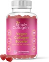 Simply Collagen ® Vegan Collagen Booster Gummies for Women & Men - fremmer ungdommelig & smuk hud, hår, negle & lus - Key Aminosyrer & antioxidanter med biotin, vitaminer A, C, & E