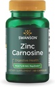Swanson Ultra Zink Carnosine (PepZinGI) - 60 kapsler - Naturligt supplement til Gastrisk sundhed, fordøjelsesstøtte, og Mave mikrobiel balance