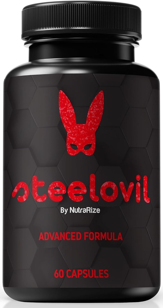 Steelovil kapsler til mænd, officielle Steelovil piller til omfattende støtte, Alle naturlige mandlige supplement til støtte energi og samlet sundhed, stål ovil Pastillas Anmeldelser (60 kapsler)