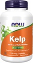 Now Supplements, Kelp 325 mcg Natural Jod, Understøtter sund thyreoideafunktion *, Super Green, 250 Veg kapsler