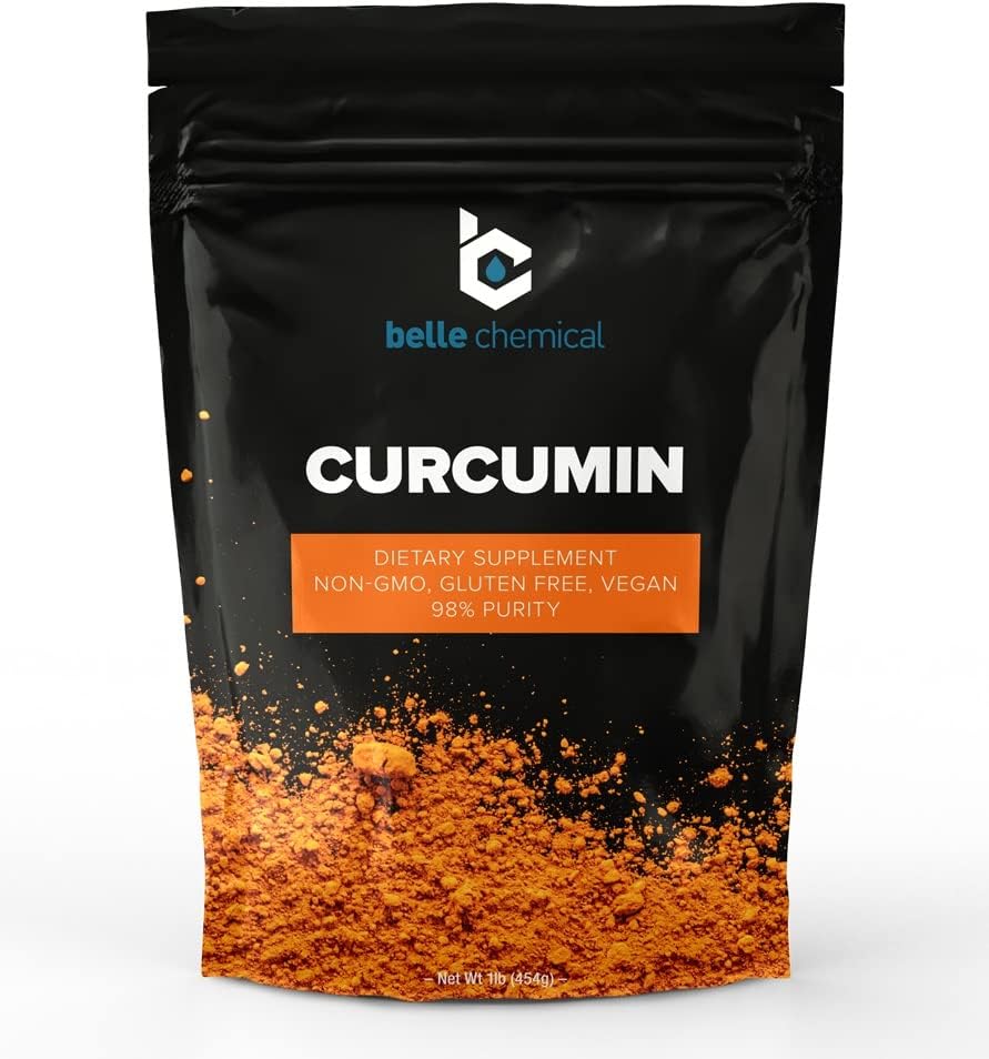 98% Pure Curcumin Powder (98% Curcuminoider) (1 Pund)