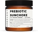 Erbologi Organic Sunchoke Powder 2.1 oz - 30 Servering - 50% Prebiotic Inulin Fiber - Understøtter Gut Sundhed og fremmer Diverse Microbiome - Feed Good Bacteria - Vegan - Gluten- Free - GMO- Free