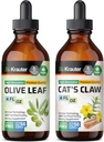 BIO KRAUTER Olive Leaf Tinktur 4 Fl. Oz. & Cat 's Claw Tinktur 4 Fl. Oz.