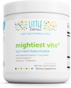 DAVINCI Little Mightiest Vite - Multivitamin til børn med Probiotika & Prebiotika - Understøtter immunsystemet funktion, Gut Sundhed & Hjerne Sundhed * - Frugt Punch Flavor - 30 Servering (42 g)