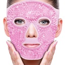 ZNÖCUETÖD Ansigtsmaske Ice Pack til reduktion af Puffiness, Tasker Under Øjne, Puffy Dark Circles, Migræne, Hot / Cold Pack med Soft Plush Backing (Pink # 19)