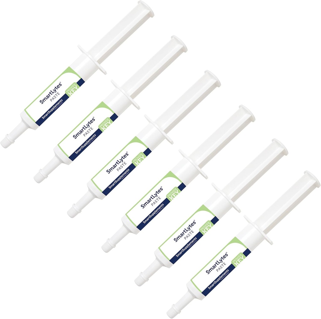 SmartLytes Paste Horse Electrolyte Paste Dex124; Encourages Hydration Dex124; Replenises Electrolytes Dex124; Ingen tilsat sukker Dex124; Apple Banana Flavor Dex124; Pakning med 6 rør