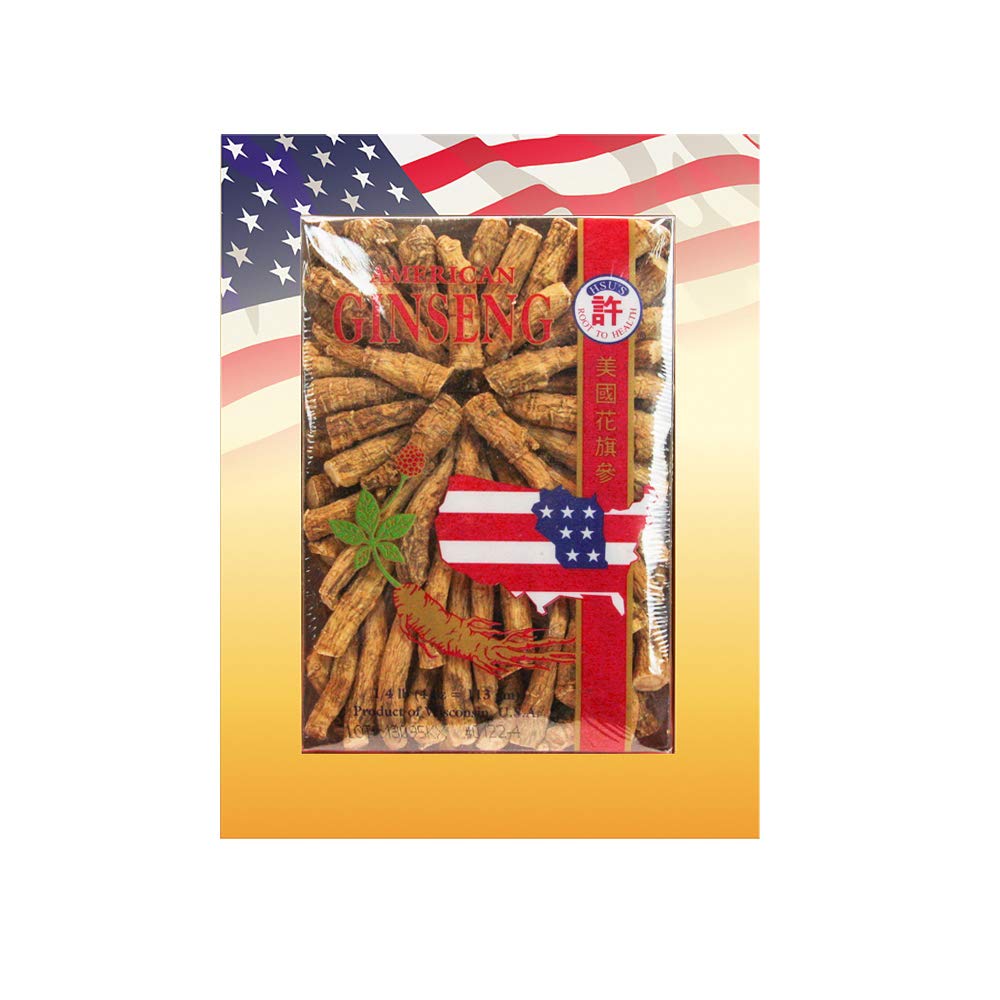 Hsu 's SKU 1223- 4; Medium Prung- 124; Dyrket Wisconsin American Ginseng Direct fra Ginseng Gardens