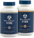 Balanceret Vibe Mænds Bundle - Prostata og Muscle + fælles herbal supplement - Naturlig støtte til fælles wellness, mobilitet, fremme søvn, hjælper med at reducere hyppig vandladning og nødsituation - 90 Caps Ea