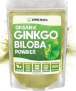 XPRS Nutra Organic Ginkgo Biloba Powder - Gingko Biloba Kosttilskud til Cognition - Vegan Friendly Ginkoba Biloba Organic - Immunity Boosting Ginkgo Biloba Powder (8 oz)