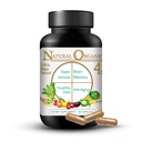 Ultra Max Natural Organic 4 i 1 Brain Kosttilskud til hukommelse og fokus, immunforsvar Anti- Aging Kosttilskud