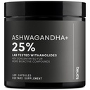 Toniiq Ashwagandha - 40: 1 Koncentreret ekstrakt - 25% Hitanolides - Wild Harfted in India - Meget biotilgængelig med sort pepper - Third- Party Testet - 120 kapsler - 1.300mg pr Servering