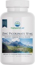 Nature 's Lab Zink Picolinate 50 mg - stærkt Absorberet Zink supplement - 100 kapsler (3 måneders Tilgang)