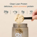 Nuzest - Pea Protein Powder - Clean Lean Protein, Premium Vegan Plant Protein Powder, Dairy Free, Gluten Free, GMO Free, Protein Shake, Glat Vanilla, 100 Servere, 5,5 LB