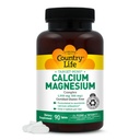 Country Life Target- Mins Calcium Magnesium Complex 1000mg / 500mg, 90 tabletter, Certified Gluten Free, Certified Vegan, Certified Non- GMO Verified