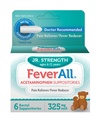 Feverall Børn Acetaminophen Suppositorier 6 Rektale Suppositorier 325mg Hver smertestillende / Fever Reducer. Paraben Free, Ingen kunstige farver eller andre konserveringsmidler. Alder 6-12 År
