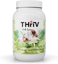 Thriv Thriv Nutrition - Organic Plant Based Protein Powder, Chocolate or Vanilla, Vegan, Gluten- Free, Non- GMO, Dairy Free, (2.5lb / 1.140g) Powder (Vanilla)