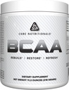 Core Nutritionals BCAA Powder | 2:1:1 Branched-Chain Amino Acids for Recovery | Support Protein Synthesis | 5g Servings | 60 Servings (Unflavored)