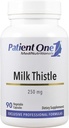Patient One Milk Thistle Extract 250 mg • 124; supplement til støtte sund leverfunktion * 124; Standardiseret til 80% Silymarin • 124; 90 Kapsler
