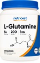 Nutricost L- Glutamin Powder 1 KG - Unflavored, Non- GMO, Gluten Free