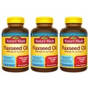 Nature Made Organic Flaxseed Oil 1400 mg 700mg Omega 3 100 Flydende bløddele 3 PAKNING