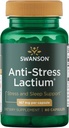 Swanson Women 's Anti- Stress Formel (Lactuum) - Hjælper Counter Stress, fremmer afslapning og søvn support - (60 kapsler, 167mg) 1 pakke