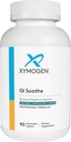 XYMOGEN Gut Health Supplements - GI Soothe Chocolate - Slippery Elm Bark, Licorice Root Extract & Marshmallow Root - Promote GI Lining Health, Mild Bloating Relief & fordøjelseskomfort (90 tabletter)