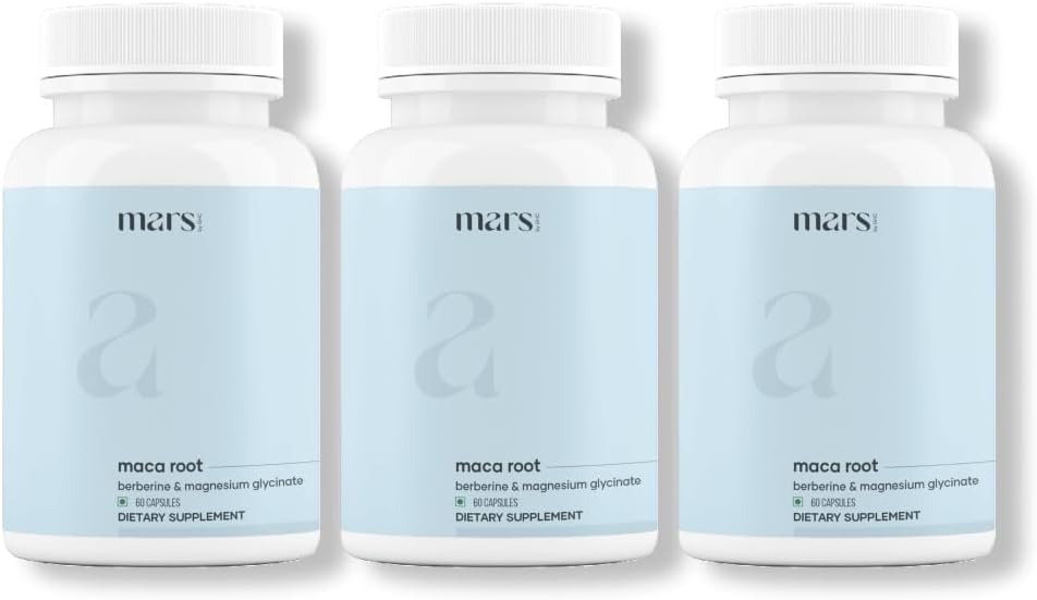 mars af GHC Maca Root Capsules 180 Kapsler (pakning med 3)