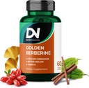 4-in-1 Golden Berberine tillæg med Ceylon kanel Bitter Melon Ginkgo, øger immunitet, Gut & Heart Health, 60 kapsler til stofskiftestøtte Made in USA