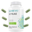 SANE MD Vitaae - Hals Phlegm, Hoste, og Brain Support - Citicoline Kosttilskud til åndedrætsorganer, hals, og hjerne sundhed