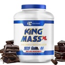 Ronnie Coleman Signature Series King Mass XL Protein Powder, Vægt og Muscle Gainer, 60g Protein, 180g Kulhydrater, 1.000 + kalorier Per Servering, Creatin og Glutamin, Chokolade, 6 LB