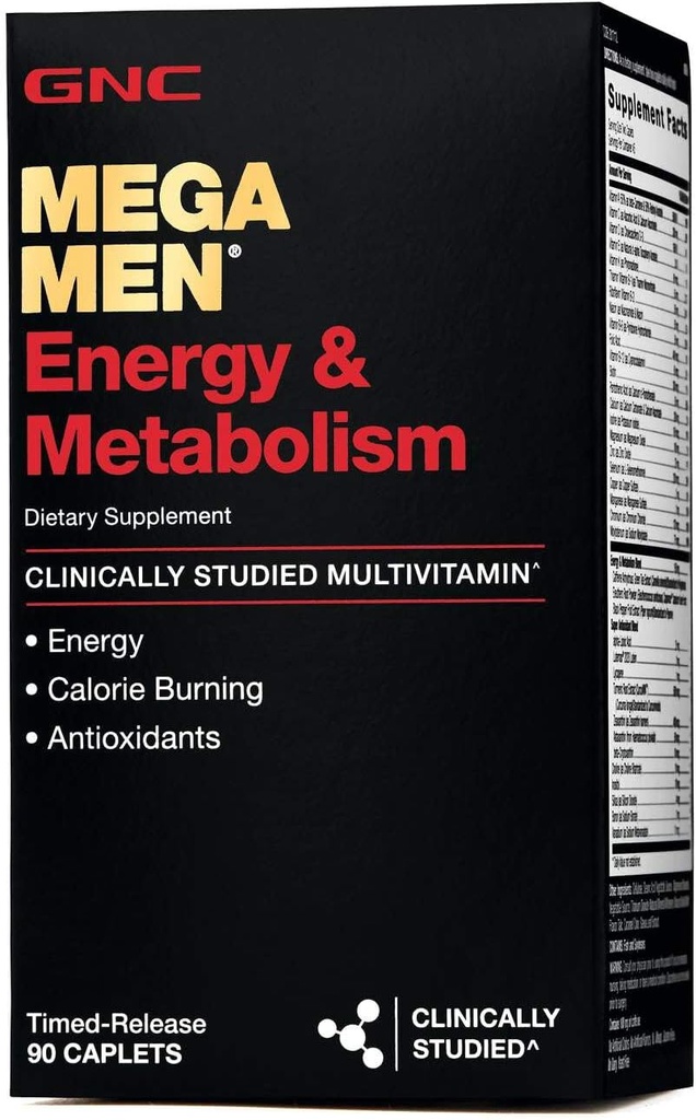GNC Mega Mænd Energi & Metabolisme Multivitamin