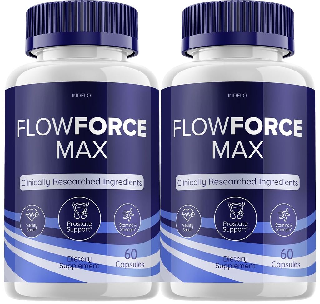 (2 Pack) FlowForce Max Supplement Advanced Energy, Supplement for mænd, Flow Force Max, Kosttilskud Flowforce Max for mænd Health Supplement, FlowForce Max Anmeldelser (120 kapsler)