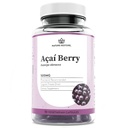 Nature Restore Organic Acai Berry Supplement, Fryse Tørret, 90 Acai Berry Kapsler, Ikke GMO, Gluten Free, Vegan