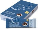 Fx Yes Whey Bar - 15g Whey Protein Bar med Creatin til støtte for muskler, Energi & Peak Performance - 1g Sugar + 4g Net Carbs - Soy- Free Chocolate Oat Milk Crisp Flavor Protein Snack (12 Barer)