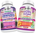 FRESH HEALTHCARE Elderberry Immune Support and Multi Collagen Peptides - Bundle