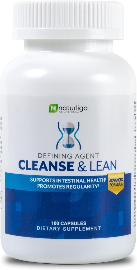 Max Muscle Naturaliga Cleanse og Lean Defining Agent Herbal Cleanse for regelmæssighed w / Natural Detoxifying Ingredients for Gut Health Colon Detox Health and Bloating, 100 Ct (Pack of 1)