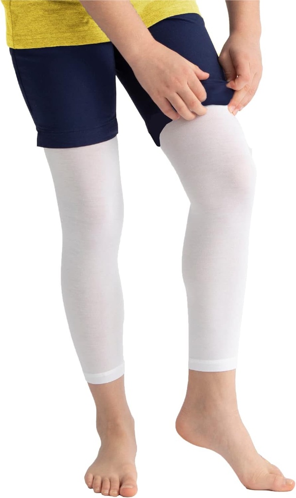 AD RescueWear Ultra- Soft Non- Itch Eksem bukser til børn, Miljøvenlig Tencel Eksem Beklædning, Ingen zink eller Farver (3 År)... Hvid