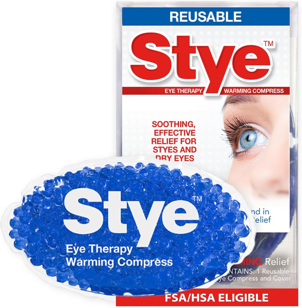 Stue Eye terapi Genbrugelig varme Kompres, Relief for Styes og tørre øjne, Genbrugelig