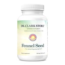 Dr. Clark Store Fennel Seed, 550 MG, 100 Gelatine Capsules