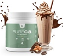 TeamKeto C8 MCT Olie pulver -Chokolade Hasselnut Ketogen MCT kaffe Creamer- Vegan- Friendly, Gluten Free & Made in a GMP Compliant, FDA Registered Facility- Perfekt i kaffe Tea & Protein Shakes 270g