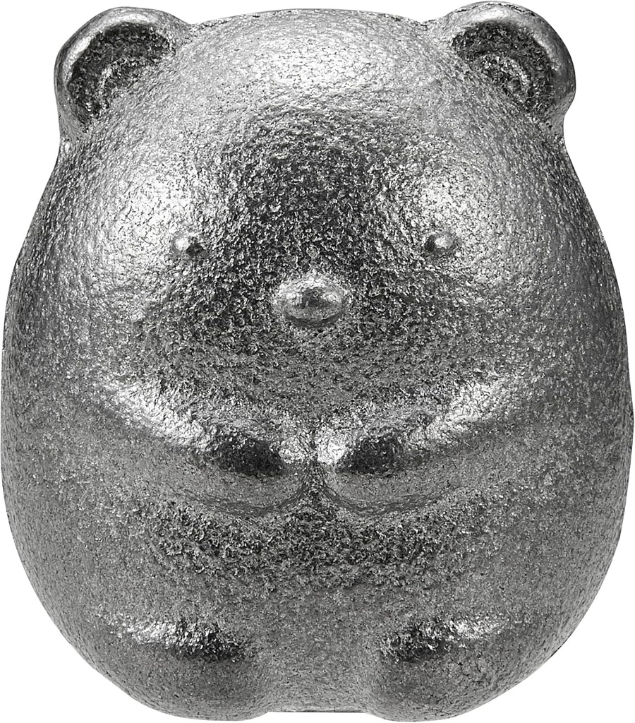 OSK TBN-1 Nambu Ironware Sumikko Gurashi Shirokuma Iron Ball, Made in Japan, Iron Supplement, Anæmi Forbedring, Easy, Cute, Easy to Use, Induction Pot, Kettle, Madlavning, Tea, Pickles, Bran Pickles,